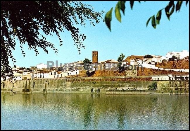 vista parcial de alcala del rio sevilla foto antigua