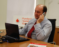 Santiago Moreno, director general de la Fundaci�n Vodafone Espa�a