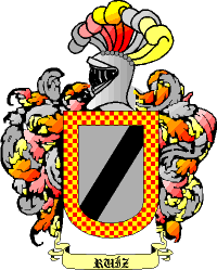El escudo del apellido Ruiz