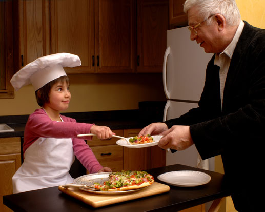 cocinar con ni&ntilde;os