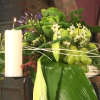 Cómo hacer un candelabro floral