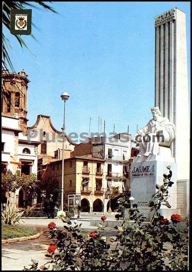 Monumento al rey don jaime en villarreal de los infantes ...