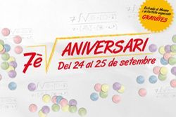 Fiestas de la mercè y 7º aniversario de Cosmocaixa, Barcelona