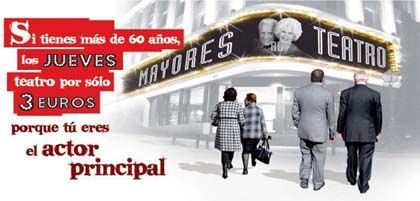 'Mayores al teatro', comunidad de Madrid