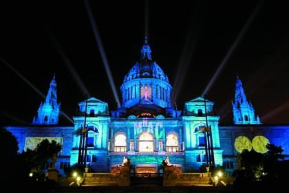 'Verano en el mnac 2008. montjuïc de noche', museo nacional de arte de cataluña, Barcelona