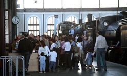 La noche y el día de los museos en el Museo del Ferrocarril, Madrid