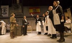 'La cena de los generales', teatro español, Madrid