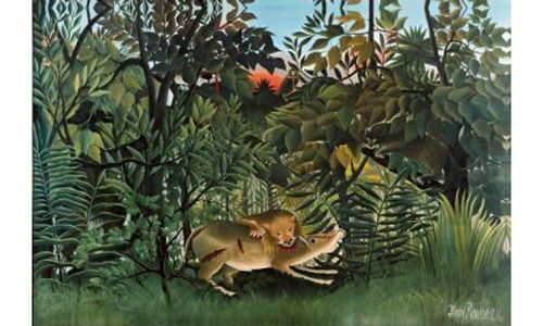 'Henri rousseau', museo guggenheim Bilbao