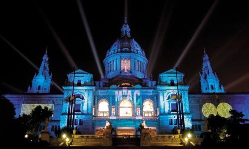 'Noche de aniversario', museo nacional de arte de cataluña, Barcelona