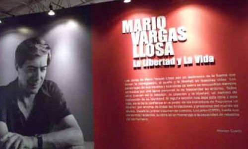 'Mario vargas llosa. la libertad y la vida'. sala de exposiciones 'El águila', Madrid