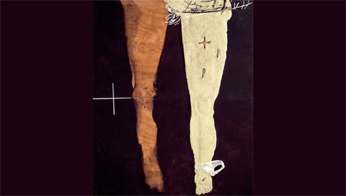 Antoni tàpies. cabeza brazos piernas cuerpo