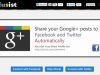 Plusist, compartir los artículos de Google Plus en Twitter y Facebook