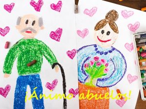 Dibujos de ánimo a los abuelos y abuelas: ¡Participa!