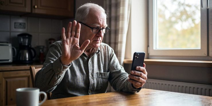 No caigas en la trampa. Cómo detectar fraudes telefónicos a las personas mayores
