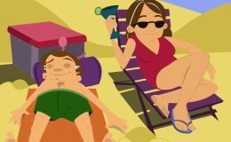 Disfrutar de la jubilación en la playa