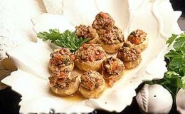 Champiñones rellenos