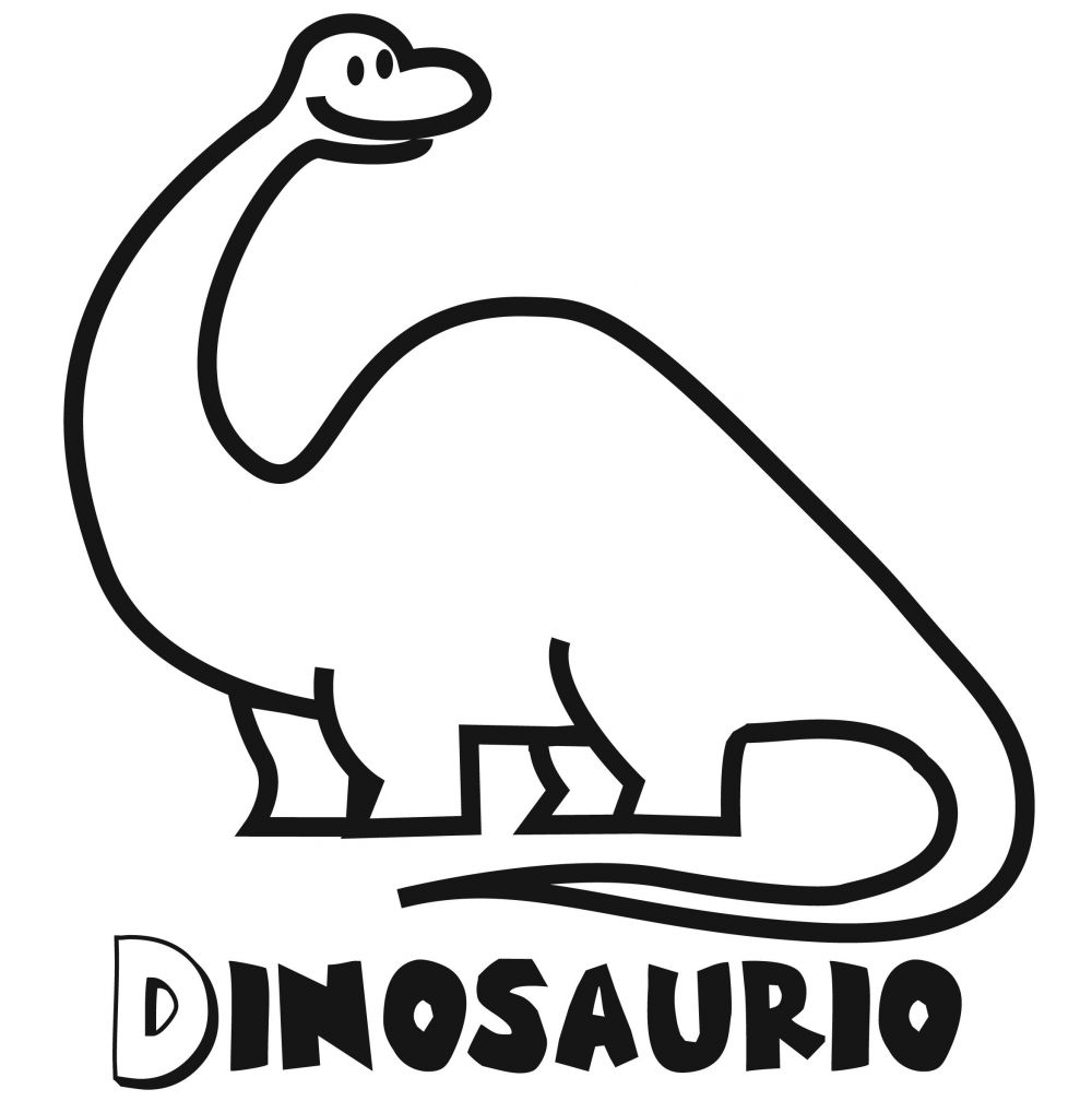 Colorear el dinosaurio