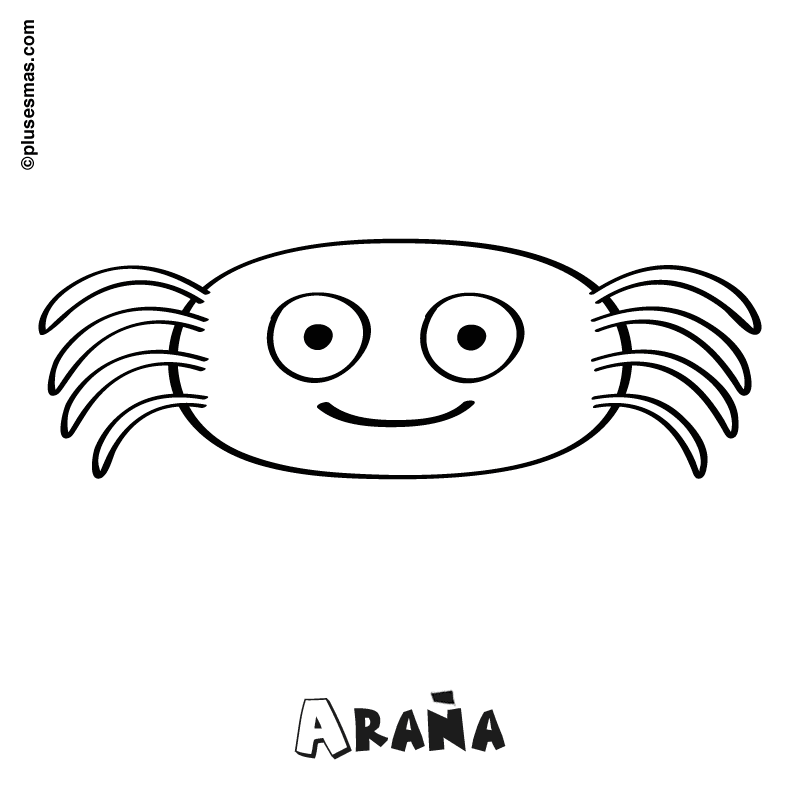 Colorear una araña