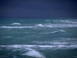 Tormenta en el mar