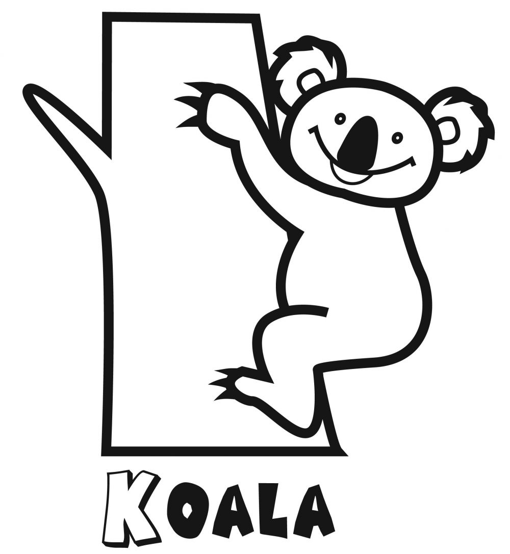 Colorear al koala