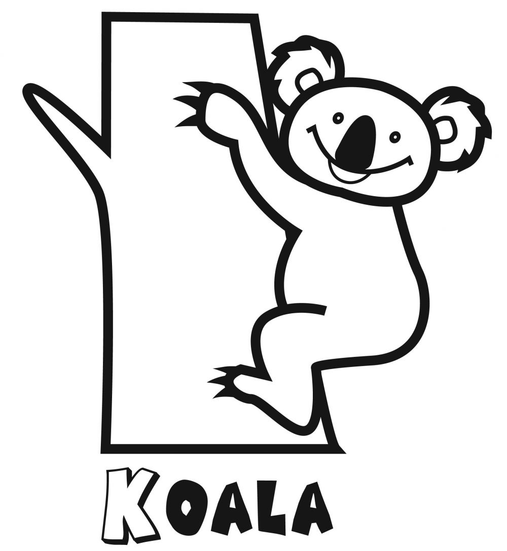 Colorear al koala