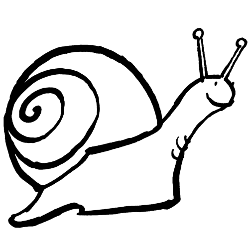 Colorear un caracol