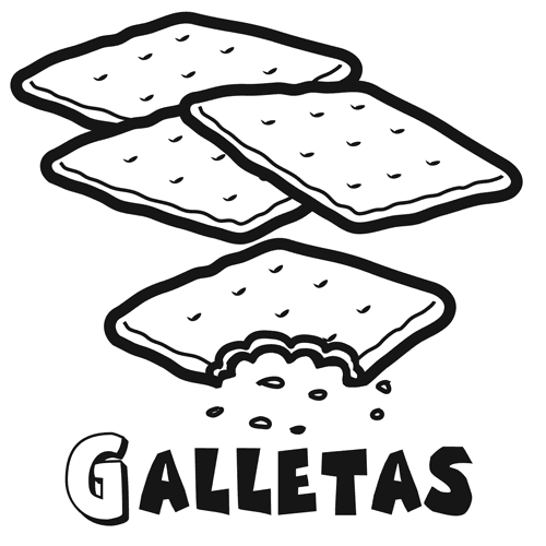 Colorear las galletas