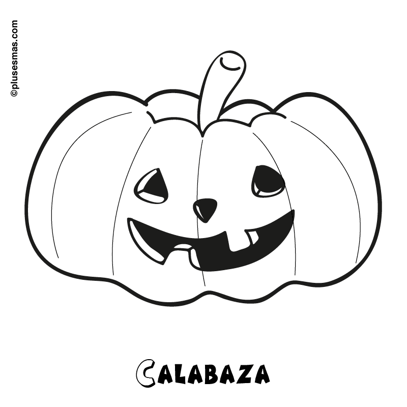 Colorear una calabaza de halloween