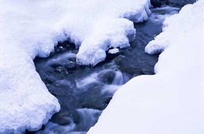 Nieve y agua