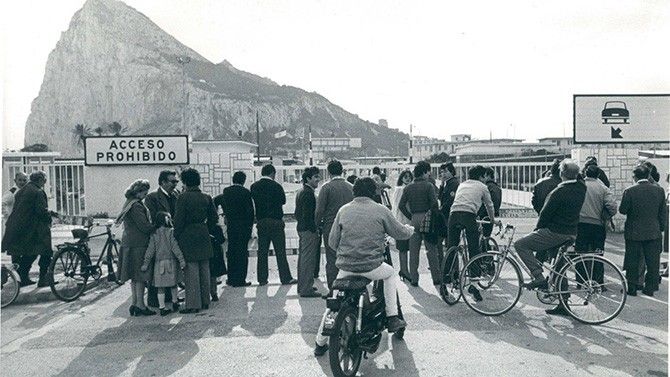 Cierre de la verja de Gibraltar