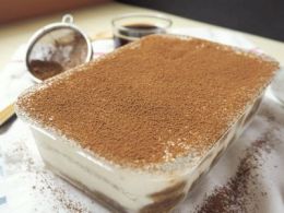 Tiramisú casero