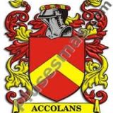 Escudo del apellido Accolans