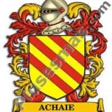 Escudo del apellido Achaie