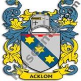 Escudo del apellido Acklom