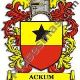 Escudo del apellido Ackum