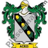 Escudo del apellido Acres