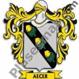 Escudo del apellido Aecer