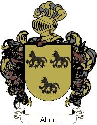 Escudo del apellido Aboa