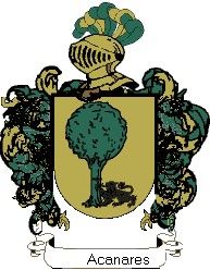 Escudo del apellido Acanares