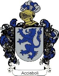 Escudo del apellido Acciaboli