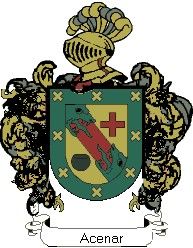 Escudo del apellido Acenar