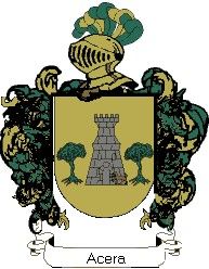 Escudo del apellido Acera