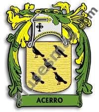 Escudo del apellido Acerro