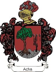 Escudo del apellido Acha