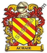 Escudo del apellido Achaie