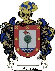 Escudo del apellido Achegua