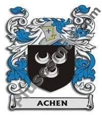 Escudo del apellido Achen
