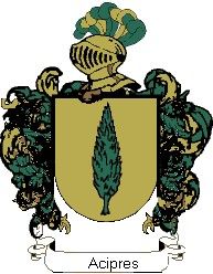 Escudo del apellido Acipres