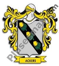 Escudo del apellido Ackers