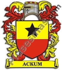 Escudo del apellido Ackum